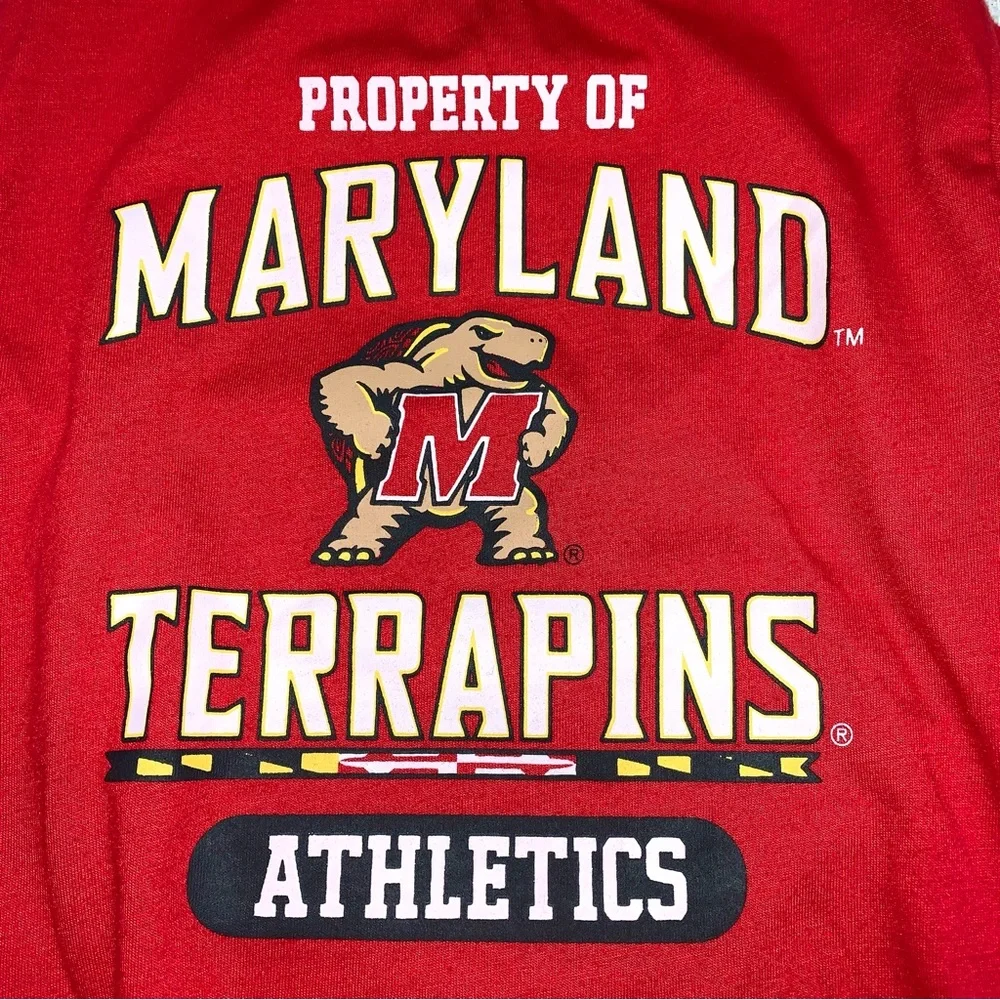 Pets First Maryland Terrapins NCAA Dog Shirt Medium Football Basketball Pet